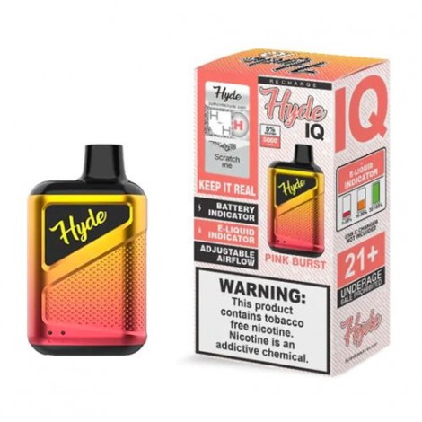 Hyde IQ Recharge Pink Burst Disposable Vape Pen