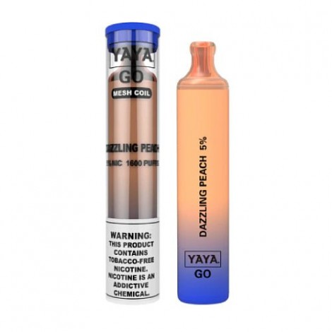 YAYA Go 1600 NTN Dazzling Peach Disposable Vape Pen