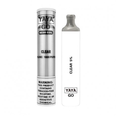 YAYA Go 1600 NTN Clear Disposable Vape Pen