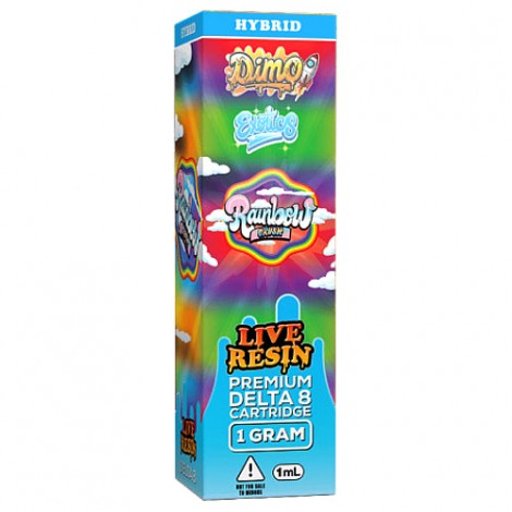 Dimo D8 - Live Resin Cartridge - Rainbow Crush Dimo D8 - Live Resin Cartridge - Rainbow Crush