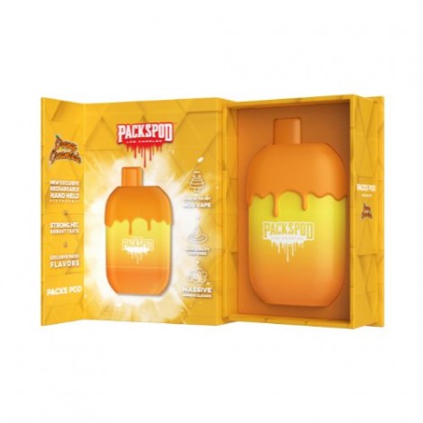 Packwood Packspod 5000 - Disposable Vape Device - Orange Creamsicle