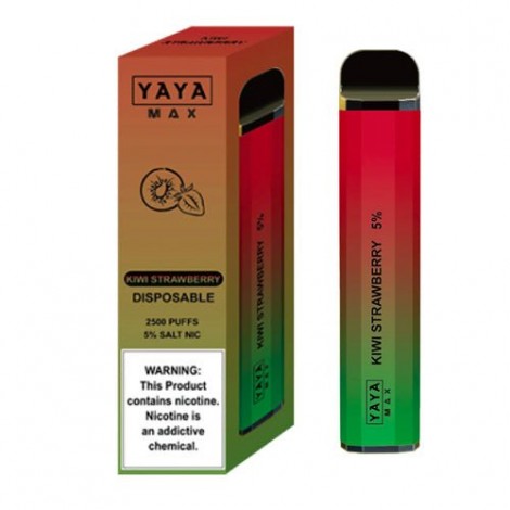 YAYA MAX 2500 NTN Kiwi Strawberry Disposable Vape Pen