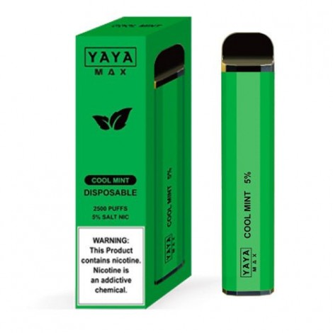 YAYA MAX 2500 NTN Cool Mint Disposable Vape Pen